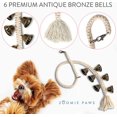 thumbnail image 2 of Campanas colgantes de macramé de Paws para perros y cachorros - Campanas antiguas, Campana para perros, 2 of 4
