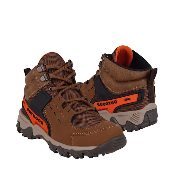 BOTINES PARA NIÑO STYLO 2132-4 SUEDE CAFÉ Stylo 2132-4