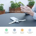 thumbnail image 4 of Magnetic Portable Wireless iWatch Charger - Apple Watch charger with string USB-A input:AC 5V 1A White, 4 of 4