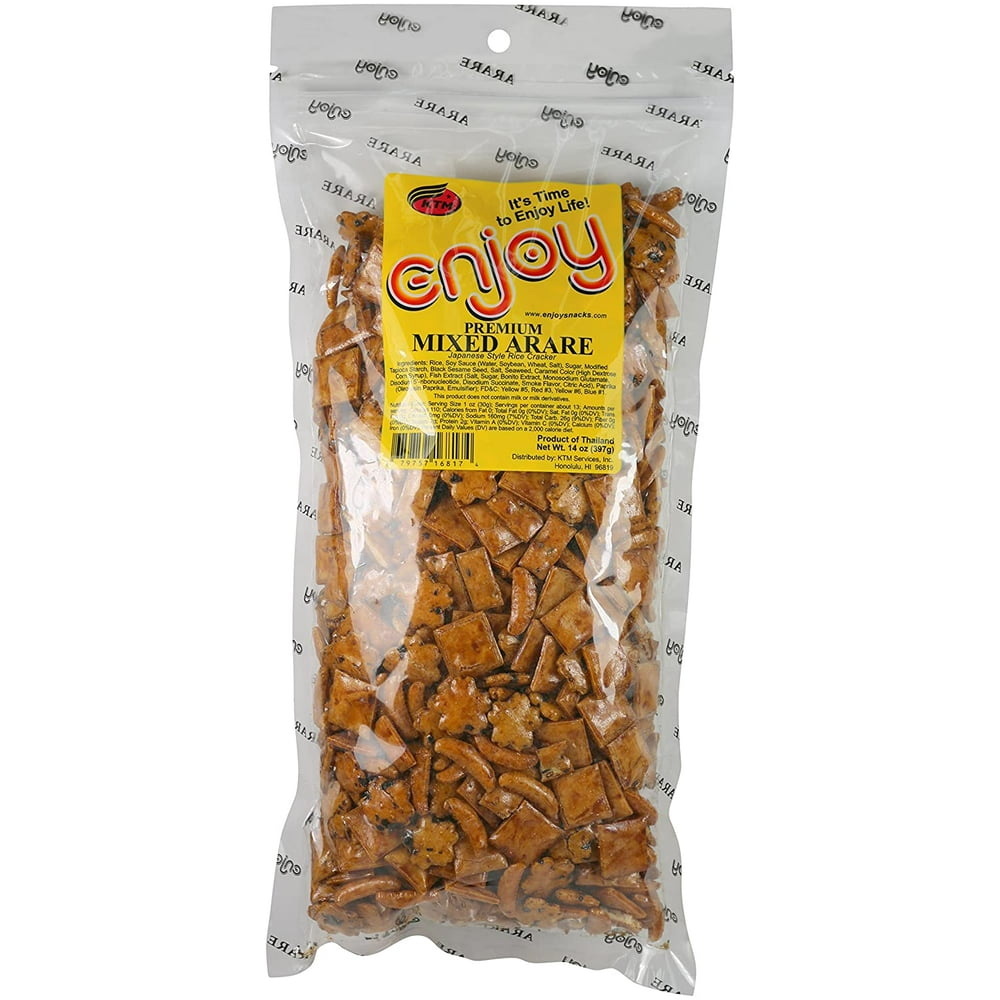 Enjoy Arare Rice Crackers (Mixed Arare Rice Crackers, 14 oz) Walmart