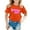 0-Orange836, variant on Lullu Birthday Girl T-Shirt Short Sleeve Round Neck T Shirt Kids Birthday Tee, Sizes 1-13