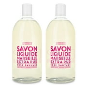 Compagnie de Provence Savon de Marseille Extra Pure Liquid Soap - Wild Rose - Bulk 67.6 Fl Oz Plastic Bottle Refill