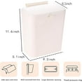 Convenient and OdorFree Kitchen Compost Bin 2.4 Gallon Waste Bin