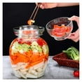 thumbnail image 2 of Glass Fermenting Jar Pickle Jar Household Kimchi Jar Glass Bottle Sealed Thickened Kimchi Pot For Handmade Kimchi And Pickled Cucumber, 2 of 6