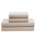 thumbnail image 5 of Set de edredón y bolsa Sweet Home Collection Dobby Stripe King, 5 of 5