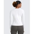 thumbnail image 2 of CRZ YOGA Seamless Long Sleeve Shirts for Women Workout Athletic Running Yoga Tops, 2 of 7