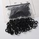 thumbnail image 1 of 100PCS Elásticos para el Cabello Negro Lazos para el Cabello Lazos para el Cabello sin Costuras Soportes para Cola de Caballo de 4 mm Bandas para el Cabello Accesorios Trenzados para el Cabello Banda, 1 of 1