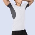 thumbnail image 5 of Shirt Men Tshirts Shirts for Men Cotton Men's Compression Shirts Short Sleeve Athletic Workout Shirt Rash Guard Base Layer Running Gym Undershirt Gear, 5 of 7