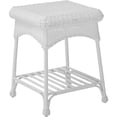 thumbnail image 4 of Jeco 3 Piece Resin Wicker Patio Conversation Set in Espresso-Color:White, 4 of 7