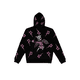 thumbnail image 2 of TRKIYQC Sudaderas con Capucha de Manga Larga Negras para Mujer con Bolsillo, Estampado Geométrico de Diamantes de Imitación con Cremallera Abrigo Deportivo TRKIYQC moda, 2 of 8
