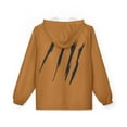 thumbnail image 2 of Effete Feline Claw Marks Scratch Windbreaker Jacket (AOP), 2 of 10
