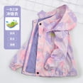 thumbnail image 3 of Chaqueta para niñas primavera y otoño 2022 nueva chaqueta para niños tres en uno cazadora gruesa de terciopelo extraíble de 4 a 12 años, 3 of 4