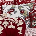 thumbnail image 2 of Levtex Home - Bretton Woods - Decorative Pillow (18x18in.) - Festive Woodlands - White, Red, Green, and Grey, 2 of 3