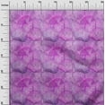 thumbnail image 3 of oneOone Cotton Poplin Purple Fabric Texture Leaf Quilting Supplies Print Sewing Fabric By The Yard 42 Inch Wide, 3 of 4