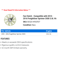 thumbnail image 2 of Fan Clutch - Compatible with 2010 - 2016 Freightliner Sprinter 3500 3.0L V6 2011 2012 2013 2014 2015, 2 of 2