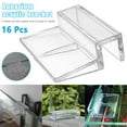 16Pcs Aquarium Lid Holder Clips for 6/8/10mm Glass Covers, Fish Tank