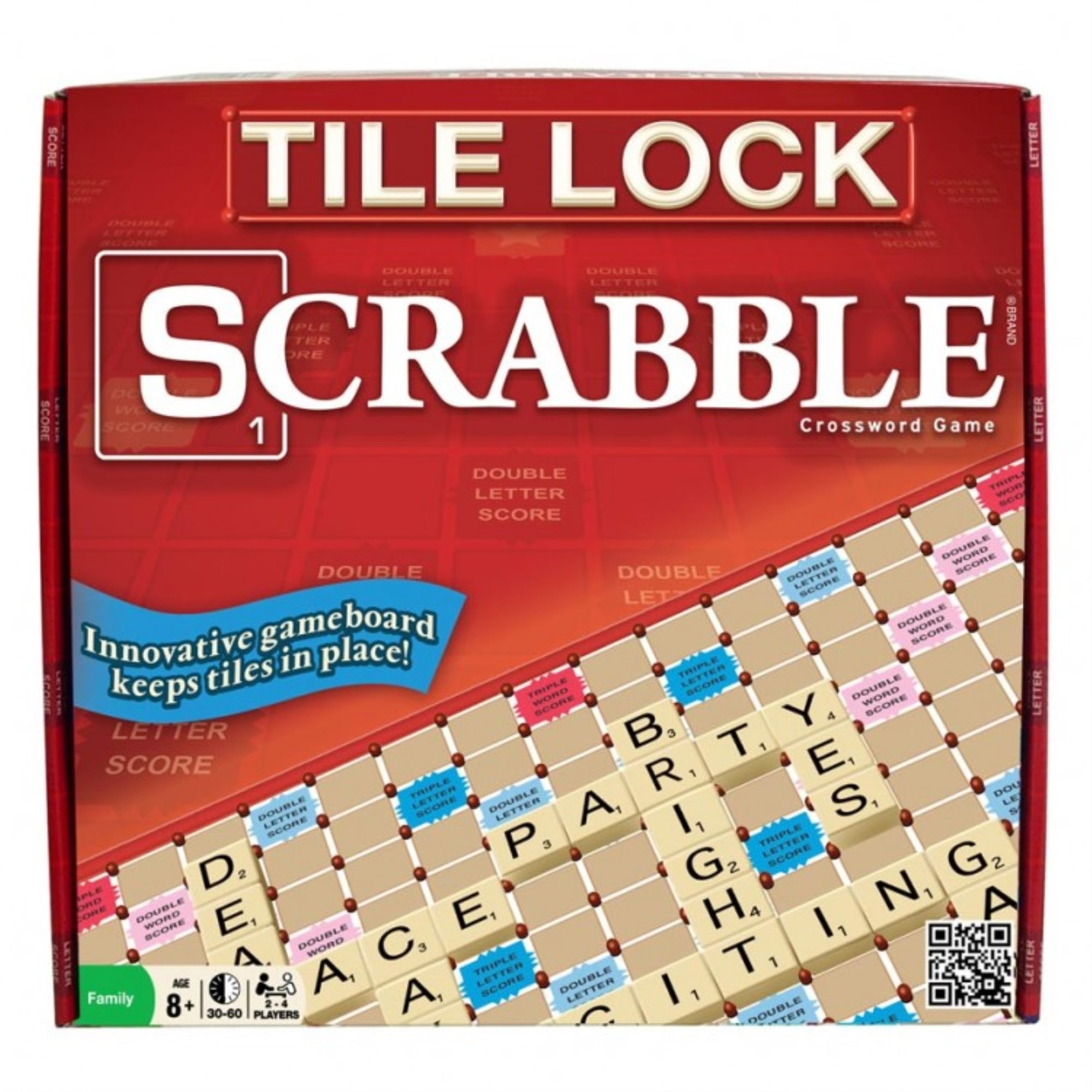 Scrabble Edition Tile Lock Rotating Board Game Winning Moves NEW