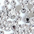 thumbnail image 1 of 1440 Pieces 4.0mm Clear Crystal Flat Back Brilliant Round Rhinestones Glass Stones Glitter Gems Transparent Faux Diamond (Clear), 1 of 7