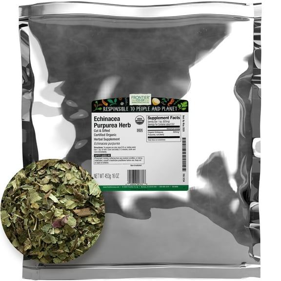 Frontier Co-op Cut & Sifted Echinacea Purpurea Herb, 16 oz Bag