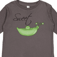 thumbnail image 4 of Inktastic Sweet Pea Girls Long Sleeve Toddler T-Shirt, 4 of 5
