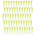 thumbnail image 4 of Cebos de silicona, 50 piezas/bolsa, señuelos de pesca artificiales, señuelos artificiales, señuelo de pesca multifuncional, 4 of 14