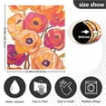 thumbnail image 5 of Yayeee Magnetic Dishwasher Cover for The Front Decoration Home Kitchen Machine Sticker Protector, Orange Hand Drawn Floral, 5 of 6