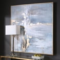 thumbnail image 5 of Uttermost Road Less Traveled Contemporary Wood and Canvas Abstract Art in Gray, 5 of 9