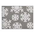 thumbnail image 1 of Tapis de bain Holiday Time motif flocon de neige, 17 po x 24 po, 1 of 8