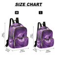 thumbnail image 3 of JIALIOU Mini Backpack Purse for Women Quilted Casual Daypack Small Travel Shoulder Bag, Bats Flying in Moon Night, 3 of 7