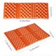 thumbnail image 4 of Greeniant 3 uds colchoneta plegable para acampar al aire libre XPE portátil pequeño cojín de espuma a prueba de humedad impermeable previene la carpas naranja + morado + azul Greeniant OD016333-02, 4 of 6