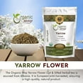 thumbnail image 6 of Organic Way Yarrow Flower Cut & Sifted (Achillea millefolium) - Herbal Tea | European Wild-Harvest | Kosher & USDA Certified | Vegan, Non-GMO & Gluten Free | 100% Raw from Albania (1LBS / 16Oz.), 6 of 6