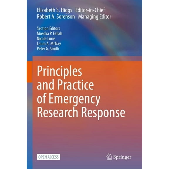 Principles and Practice of Emergency Research Response, (Hardcover)