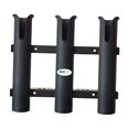 thumbnail image 3 of Pesca de Plástico Negro 3 Cañas 12 "Rack de Almacenamiento de Tubos, 3 of 9
