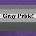 thumbnail image 3 of CafePress - Gray Pride Dark T Shirt - Men's Classic Graphic Cotton T-Shirt, 3 of 4