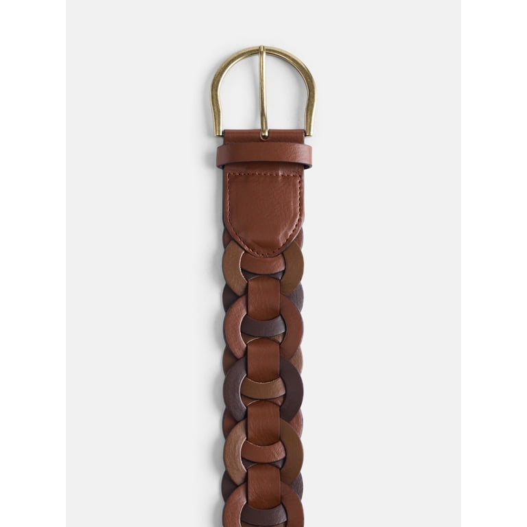 Scenario Women's Multi Looped Belt, Brown photo 3