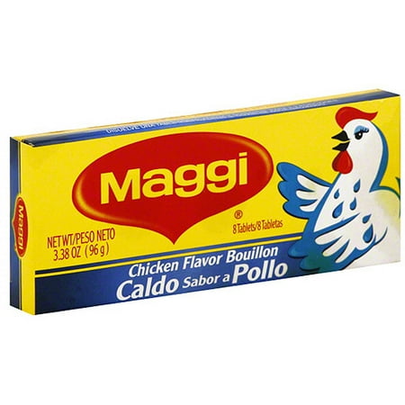 Maggi Chicken Flavor Bouillon, 3.38 oz (Pack of 24)