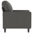 thumbnail image 2 of vidaXL Fauteuil Gris Foncé 60 cm Velours, 2 of 5