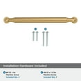 thumbnail image 4 of Amerock Coble 6-5/16 inch (160mm) Center-to-Center Champagne Bronze Cabinet Pull, 4 of 6