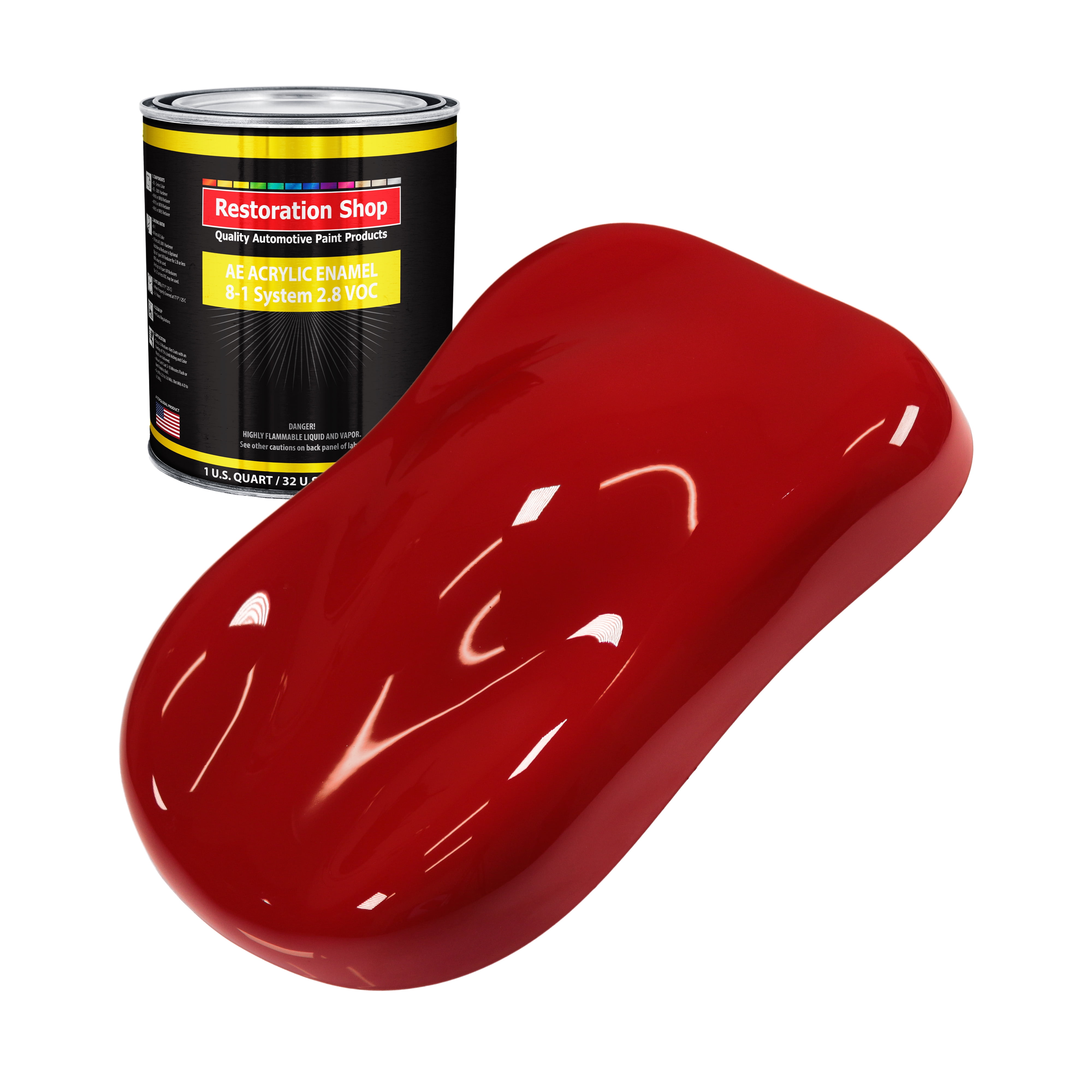 Restoration Shop Regal Red Acrylic Enamel Auto Paint Quart Paint