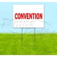 thumbnail image 1 of Convention (18" x 24") Yard Sign, Includes Metal Step Stake, 1 of 6