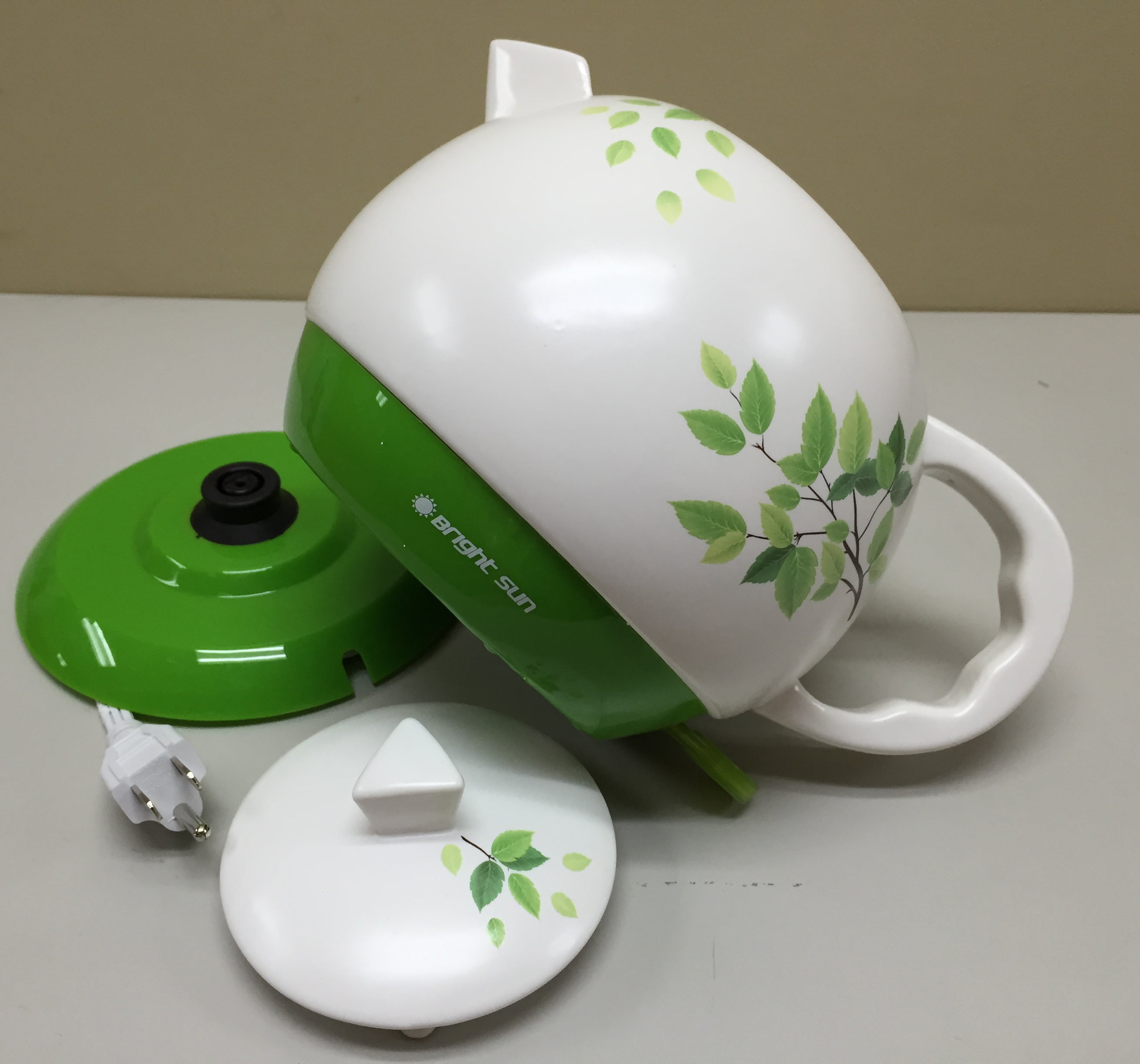 Electric Ceramic Kettle Electric Ceramic Kettle Teapot Water Boiler Olive Teapot 