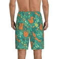 thumbnail image 2 of Yiaed Fall Forest Squirrel for Men's Soft Sleep Pajama Short Lounging Pajama Shorts-Small, 2 of 8