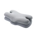 thumbnail image 2 of Almohada cervical ajustable, contorno , cómoda, y ligera para cuello y hombros, para quienes duermen de lado, boca abajo boca abajo. Gris claro, 2 of 8