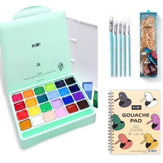 Set De Gouache HIMI - 24 Couleurs Vives - Peinture à L'eau Pour Artistes Et Débutants - Neuf Sous Blister