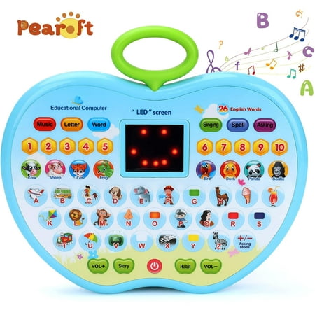 1 2 3 Year Old Boys Kids Toy, Educational Learning Tablet for Toddler Boy Age 2 3 4 Toddler Tablet Learning Pad for Boys Gifts Birthday Party Electronic Learning Systems for Kids