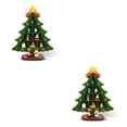 thumbnail image 4 of Advancent Tablero de Árbol de Navidad Adorno de de Navidad Centro de Decoración Artesanía interior Fiesta decorativa Verde METRO 2Conjunto, 4 of 6