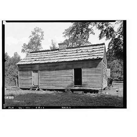 Historic Print, Dry Forks Plantation, County Road 12, Camden vicinity, Wilcox County, AL - 12, 18" x 24"