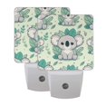 thumbnail image 7 of Cute Cartoon Koala Night Light 2 Pack LED Nightlight Plug into Wall Dusk to Dawn Sensor Soft White, 7 of 7