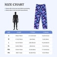 thumbnail image 4 of Susaid crystal Skull flower star Print Mens Pajama Pants Set Sleep & Lounge Pants, PJ Bottoms with Pockets and Button Fly-3X-Large, 4 of 6