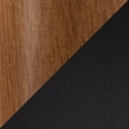 thumbnail image 5 of Contemporary Home Living Set of 2 Walnut and Black Faux Leather Counter Stools 27", 5 of 5